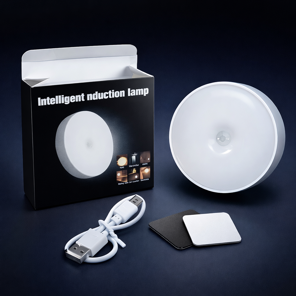 Intelligent Motion Sensor Light – USB Rechargeable LED Night Light
